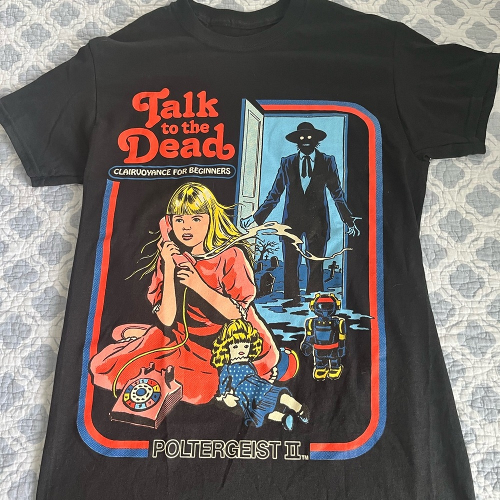 Unisex Spencer’s tshirt size small. Never worn.